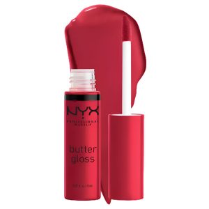 Brillo de labios no pegajoso butter gloss - nyx red velvet