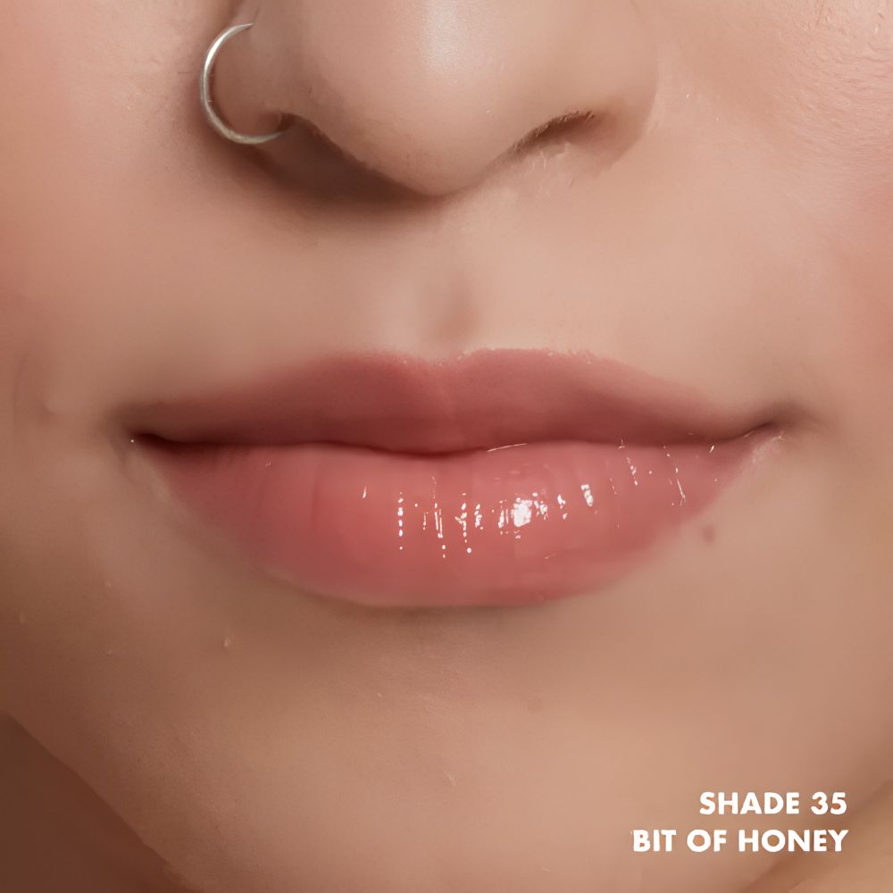 Brillo de labios no pegajoso butter gloss - nyx bit of honey - Image 2