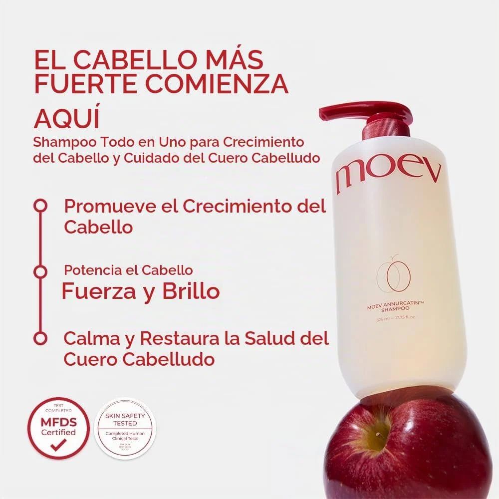 Shampoo de annurcatin - moev 525ml - Image 3
