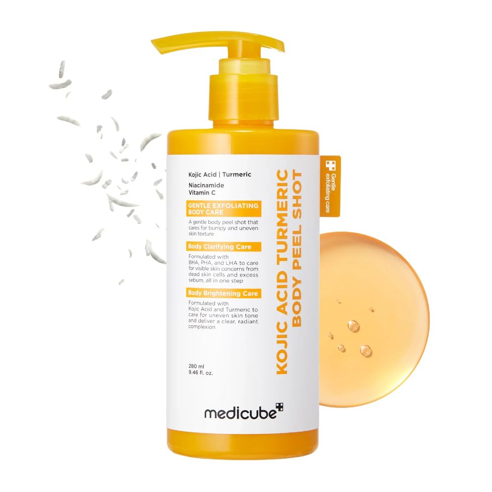 Exfoliante corporal con ácido kójico y cúrcuma - medicube 280ml