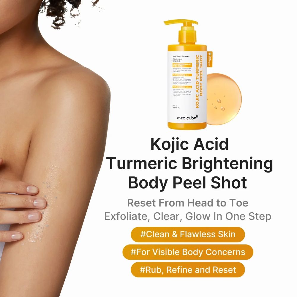 Exfoliante corporal con ácido kójico y cúrcuma - medicube 280ml - Image 2
