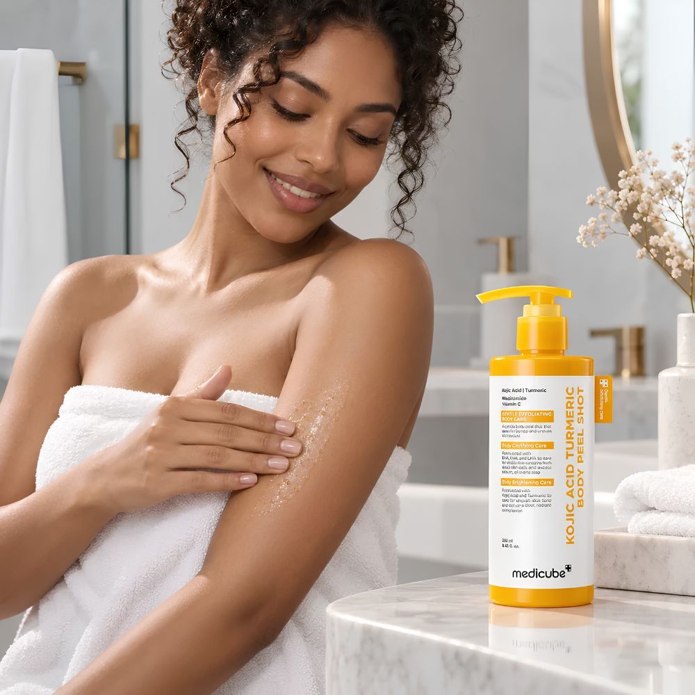 Exfoliante corporal con ácido kójico y cúrcuma - medicube 280ml - Image 3