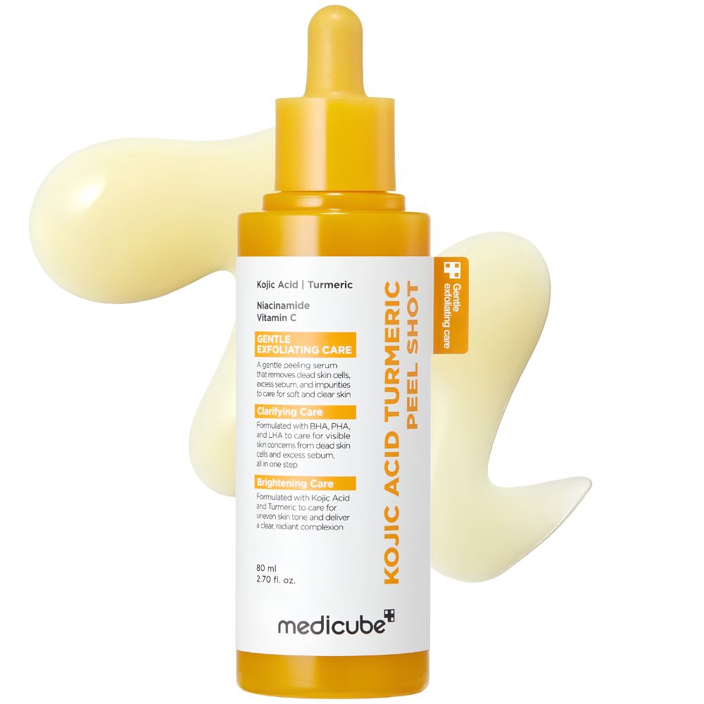 Exfoliante facial con ácido kójico y cúrcuma - medicube 80ml