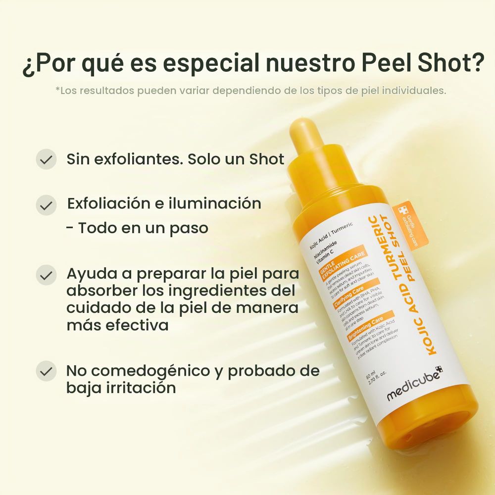 Exfoliante facial con ácido kójico y cúrcuma - medicube 80ml - Image 2