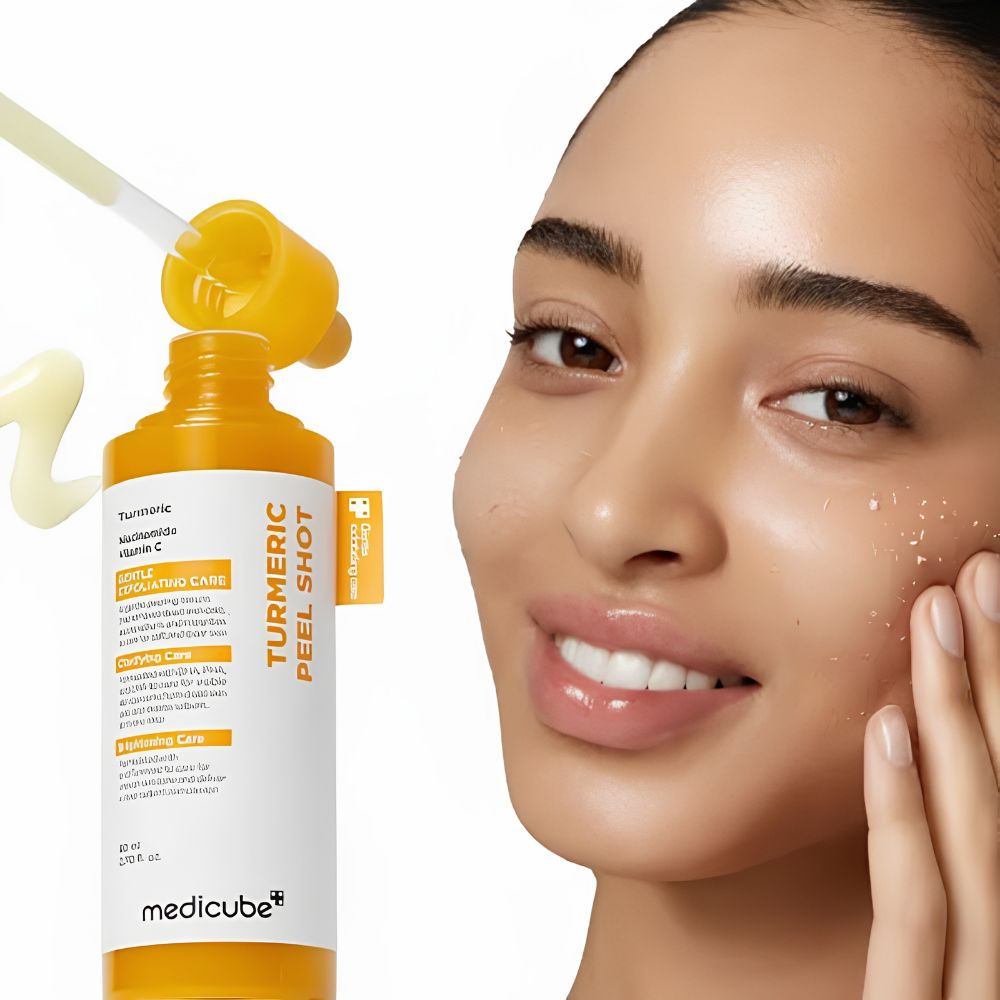 Exfoliante facial con ácido kójico y cúrcuma - medicube 80ml - Image 3