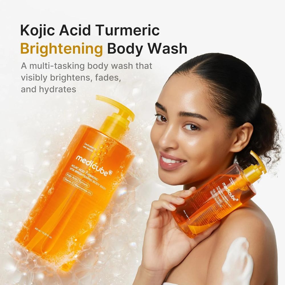 Gel de ducha con ácido kójico y cúrcuma - medicube 400ml - Image 2