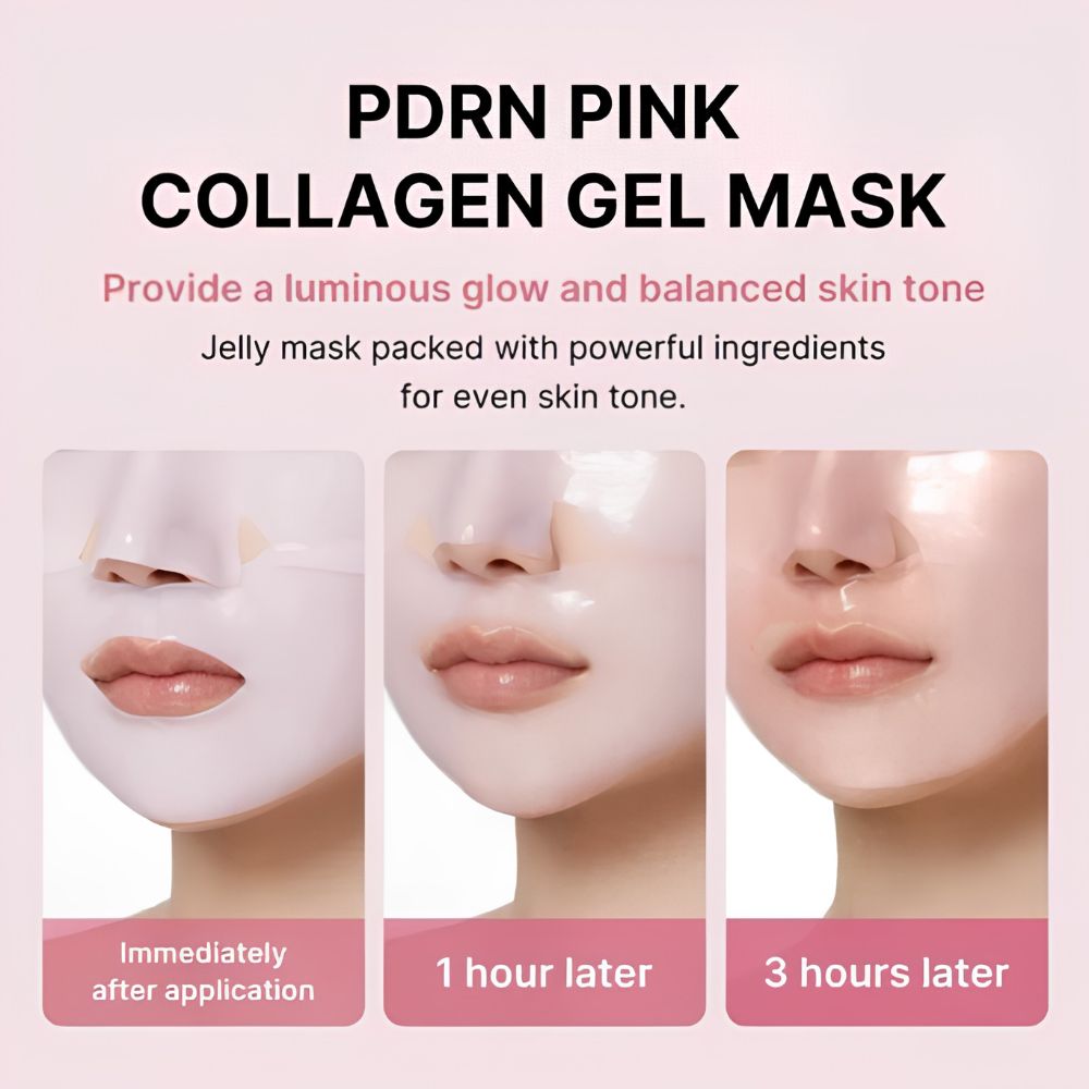 Pink collagen gel anti-aging face mask - medicube - Image 5
