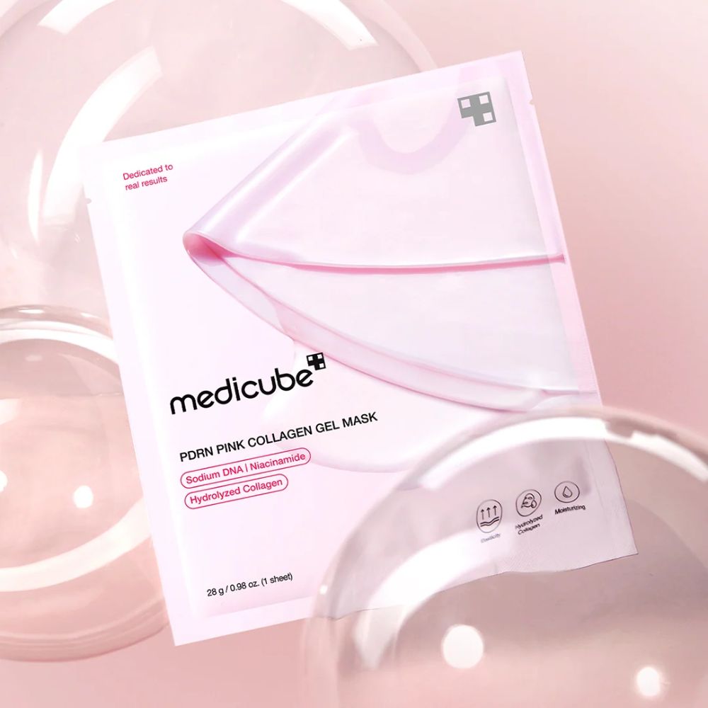 Pink collagen gel anti-aging face mask - medicube - Image 2