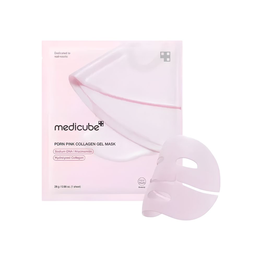 Pink collagen gel anti-aging face mask - medicube
