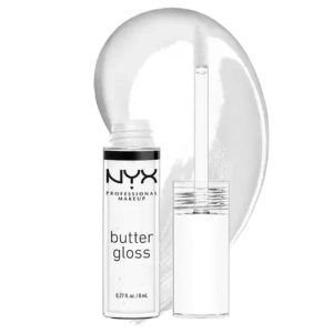 Brillo de labios no pegajoso butter gloss - nyx merengue